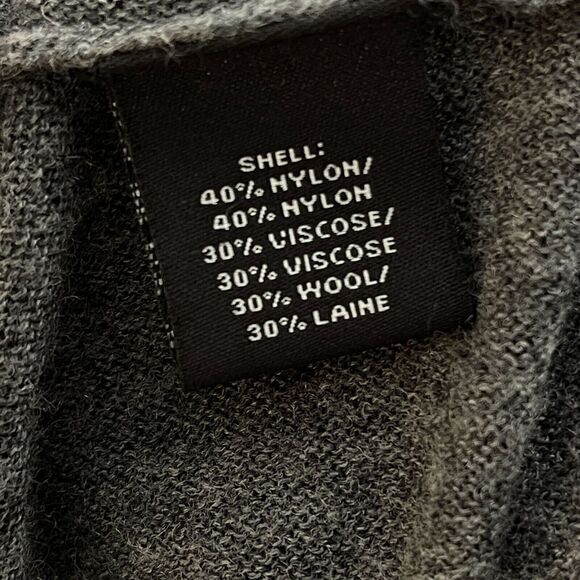 Ella Moss Wool Blend Open Front Lightweight Cardigan Women's Size Medium - Picture 6 of 9